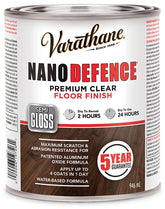 Varathane 254215 Premium Floor Finish, Semi-Gloss, Liquid, Clear, 946 mL, Can